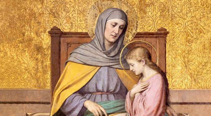 25 تموز القديسة حنة والدة مريم العذراء – سر قديسين