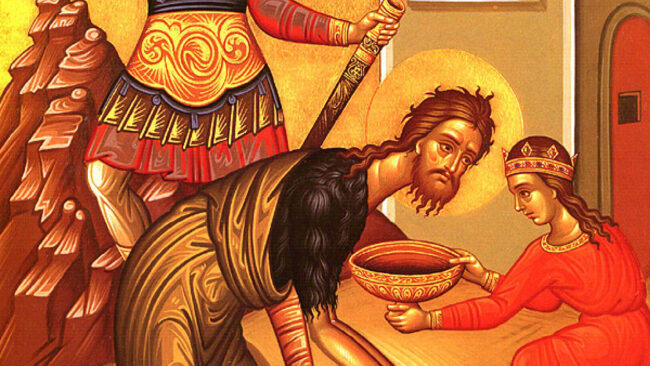 29 آب قطع رأس يوحنا المعمدان – سير قديسين