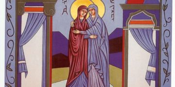 2 تموز زيارة سيدتنا مريم العذراء للقديسة اليصابات – سير قديسين