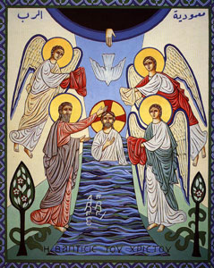 قداس خدمة الدنح الأولى لأيام الأسبوع (اعتلان سرّ المسيح ليوحنّا المعمدان) – زمن الدنح – طقس ماروني