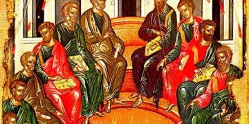 أيقونة العنصرة – الابقونة وشرحها