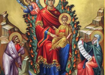 أيقونة العليقة (الملتهبة) غير المحترقة – الايقونة وشرحها