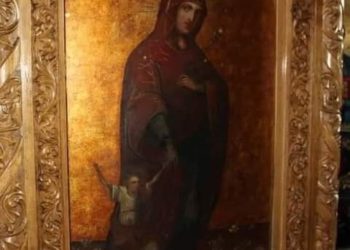 أيقونة مريم العذراء الحامية (كحاملة للسيف) – الايقونة وشرحها