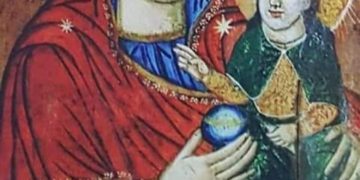 أيقونة العذراء الفلاحة – الايقونة وشرحها