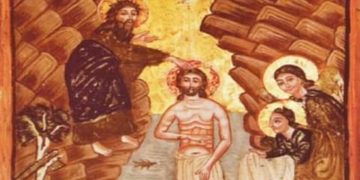 أيقونة أثرية لمعمودية المسيح (أرمينية) – تاريخ الايقونة