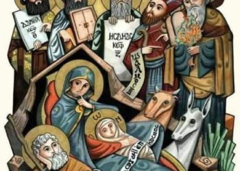 أيقونة رائعة لعيد الميلاد المجيد (قبطية) – الايقونة وشرحها