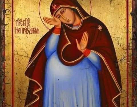 أيقونة العذراء الحامل (جورجيا) – تاريخ الأيقونة