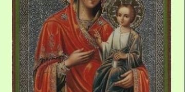 أيقونة العذراء الإيفيرية – تاريخ الايقونة