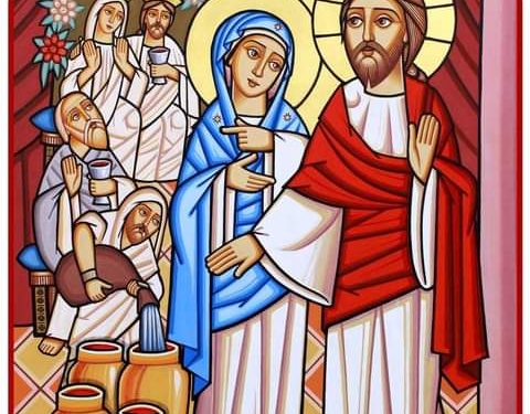 أيقونة عرس قانا الجليل (قبطية) – الايقونة وشرحها