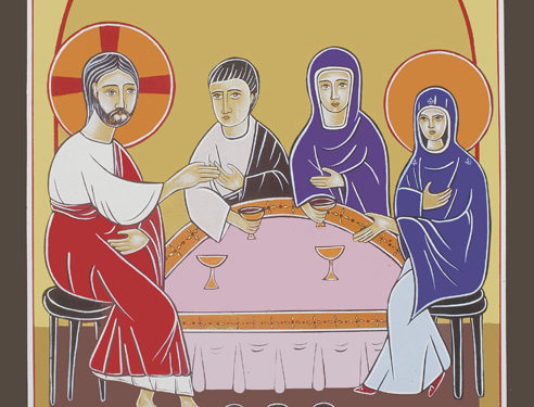 أيقونة عرس قانا الجليل (مارونية) – الايقونة وشرحها