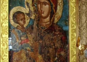 أيقونة العذراء مريم التي كانت موجودة في كنيسة القيامة – تاريخ الايقونة