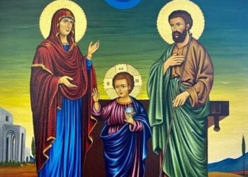 أيقونة العائلة المقدّسة للمشيئة الإلهية – الايقونة وشرحها