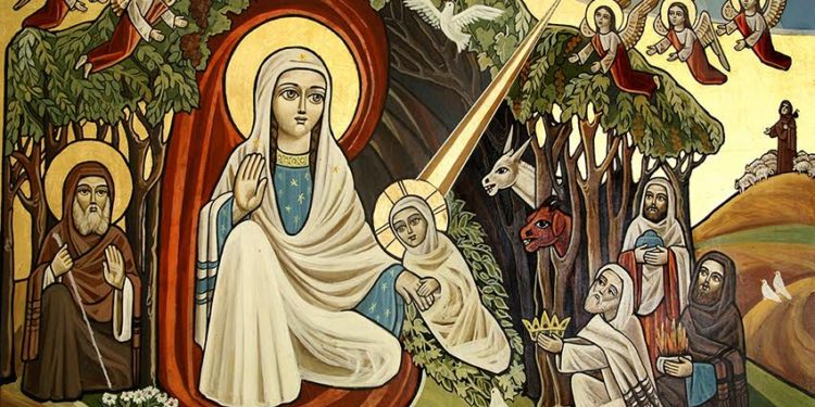 “أيقونة الميلاد” (قبطية) – الايقونة وشرحها