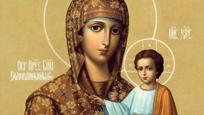 أيقونة والدة الإله “المكتوبة بنفسها” في جبل آثوس(يونانية) – تاريخ الايقونة