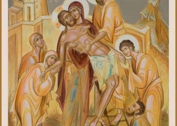 أيقونة إنزال المصلوب – الايقونة وشرحها