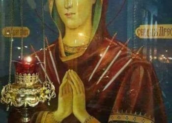 أيقونة العذراء مريم “تليين القلوب الشريرة” أو “أيقونة نبوءة سمعان”- الايقونة وشرحها