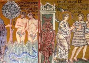 أيقونة طرد آدم وحواء من الفردوس (أحد الغفران) – الايقونة وشرحها