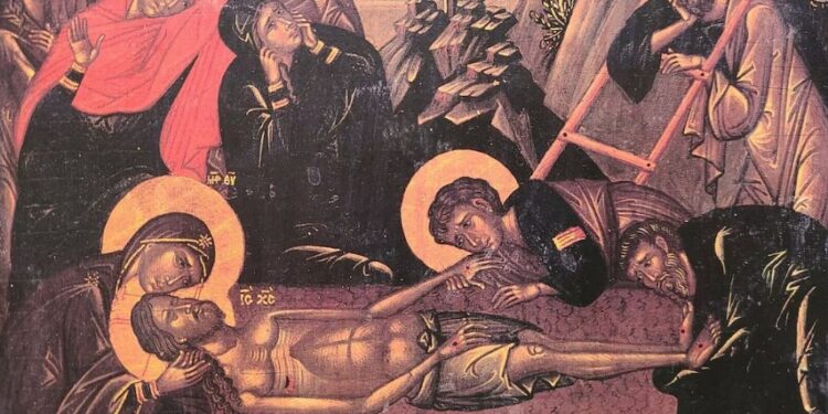 خدمة جنّاز المسيح (مساء الجمعة العظيم المقدّس) مطرانية طرابلس للروم الأرثوذكس – طقس بيزنطي شرقي