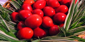 بيض العيد في التقليد الشرقي