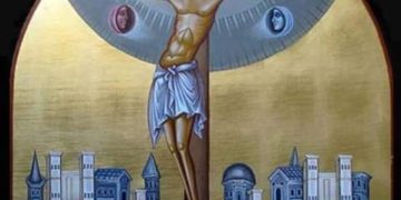 أيقونة المصلوب – الايقونة وشرحها