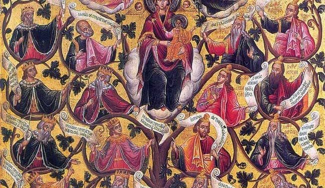 أيقونة شجرة يسى – الايقونة وشرحها