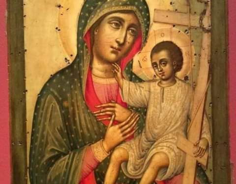 أيقونة والدة الإله “نوفونيقيطا Novonikḗta” أيقونة روسية عيدها في 15 أيلول – تاريخ الايقونة