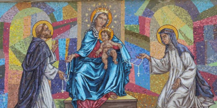 تأمل و صلاة لسيدة الوردية المقدسة