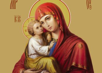 أيقونة ذات الرداء الأحمر للسيدة العذراء سبب إيمان الكثيرين بالمسيح