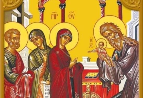 عيد دخول السيد المسيح إلى الهيكل- عيد النور – شرح من رعيّة مغدووشة