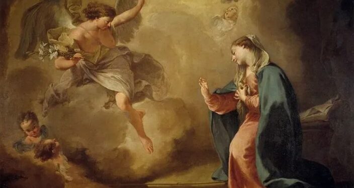 مشهد بشارة الملاك جبرائيل للعذراء مريم كما أوحي به لماريا فالتورتا