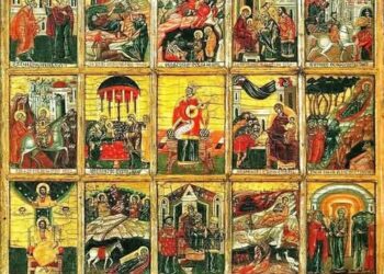 قصة أيقونة المديح التي تتكون من 24 أيقونة – تاريخ الايقونة وشرحها