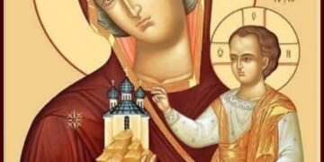 أيقونة والدة الإله “الجبل المظلل” العجائبيّة – تاريخ الايقونة وشرحها