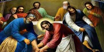 تأمل في خميس الأسرار وغسل أرجل التلاميذ