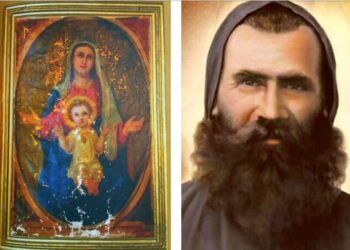 ٢٧ حزيران ذكرى تطويب الأخ إسطفان – أمام العذراء الحنونة في لحفد : ركعة الأخ إسطفان الأولى !