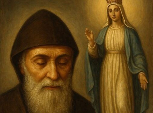 القديس شربل وقوة المسبحة الوردية الروحية