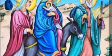 هل تعرف من هي المرافقة التي كانت مع الطفل يسوع وأمه مريم وخطيبها يوسف النجار في رحلة الهروب الى مصر وفق الايقونة – نقلا عن مخطوطات أثرية