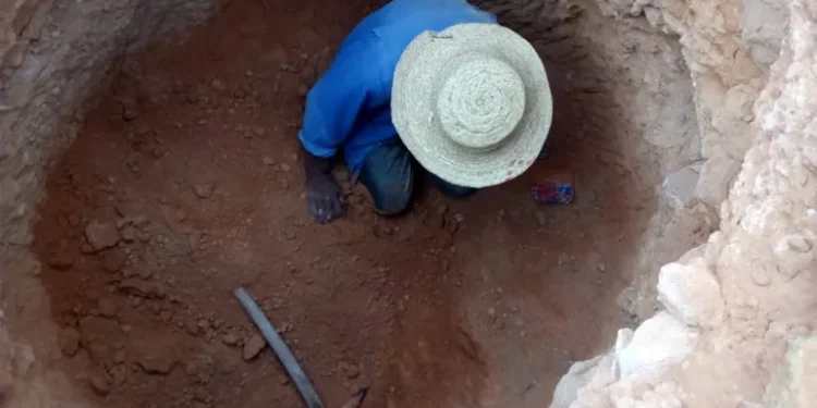 صلاة عند حفر بئر