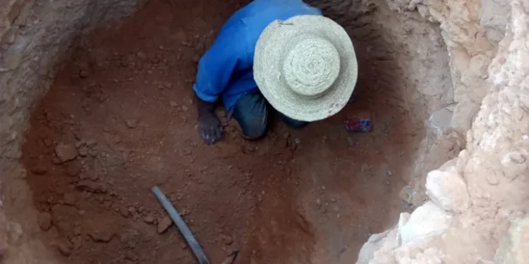 صلاة عند حفر بئر