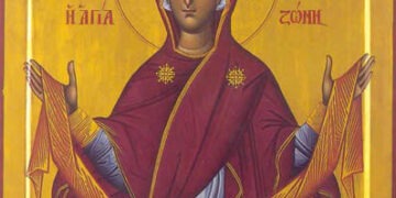 ذخائر القديسة مريم العذراء من شعرها وثيابها وحزامها والطرحة المقدسة 