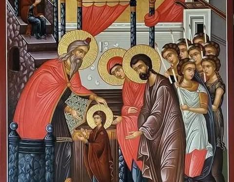 حياة العذراء في الهيكل – من كتاب «العذراء مريم في الوجدان الأُرثوذكسيّ»