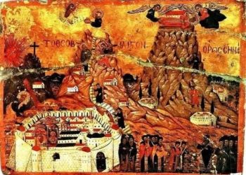 إيقونة قديمة ونادِرَة لدير القدّيسة العظيمة كاترينا – الايقونة وشرحها