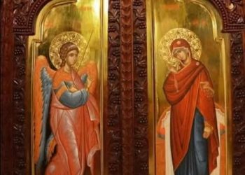 لماذا تُرسَم أيقونة البشارة على الباب الملوكي؟