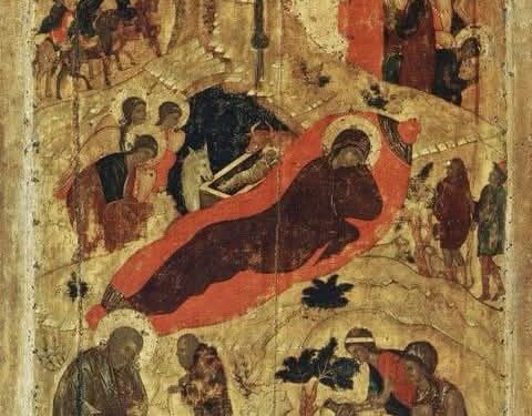 مَن رسم أَشهر أَيقونة أُرثوذكسيَّة للميلاد وعن ماذا تعبر؟