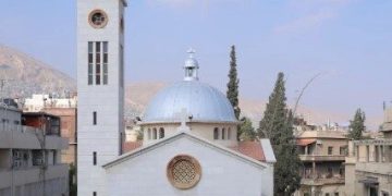 كنيسة القديس يوحنا الدمشقي  –  أبو رمانة دمشق – كنائس سوريا