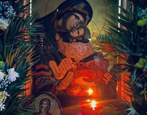 العذراء هي الأم….