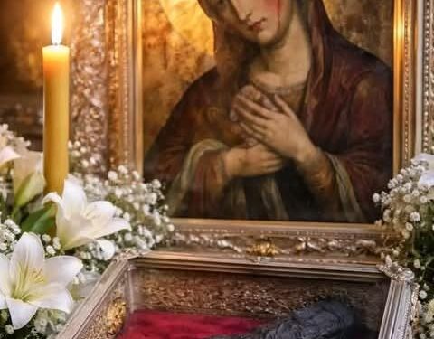 أيقونة والدة الإله «المذبوحة» واليد السوداء للمجدِّف – تاريخ الأيقونة