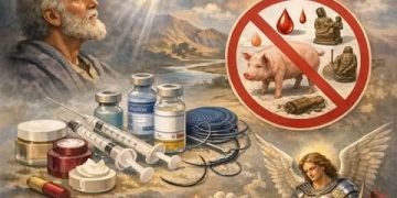 من جهة أكل الخنزير…  فهم كتابي و لاهوتي