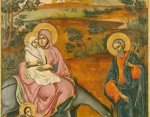 الشخص الرابع في أيقونة الهروب إلى مصر – الايقونة وشرحها