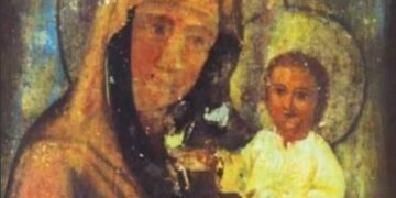 أيقونة والدة الإله، التي وُجدت في جوف شجرة – تاريخ الايقونة