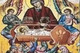 أيقونة السيدة مريم العذراء “حامية الأمهات والأطفال” – الايقونة وشرحها